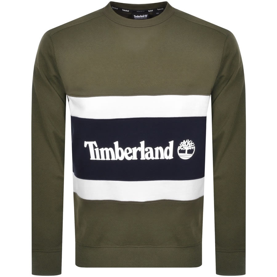 Alternative Image for ProductTimberland Crew Neck Logo Sweatshirt Green1